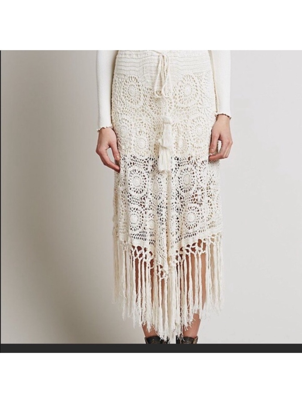SPELL Margarita crocheted Skirt GOOD